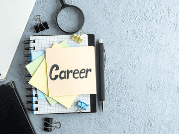 Notebook with career note representing better career opportunities after MBBS in Philippines, highlighting medical jobs, global opportunities, and high demand for doctors in healthcare sector.