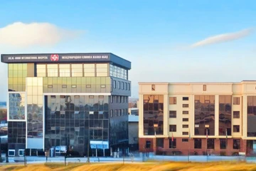 Jalal-Abad International University campus in Kyrgyzstan offering MBBS abroad for Indian students with low fees English medium and NMC WHO approved program